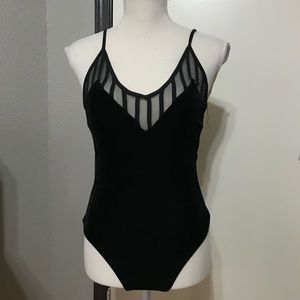 Sheer meshed bodysuit